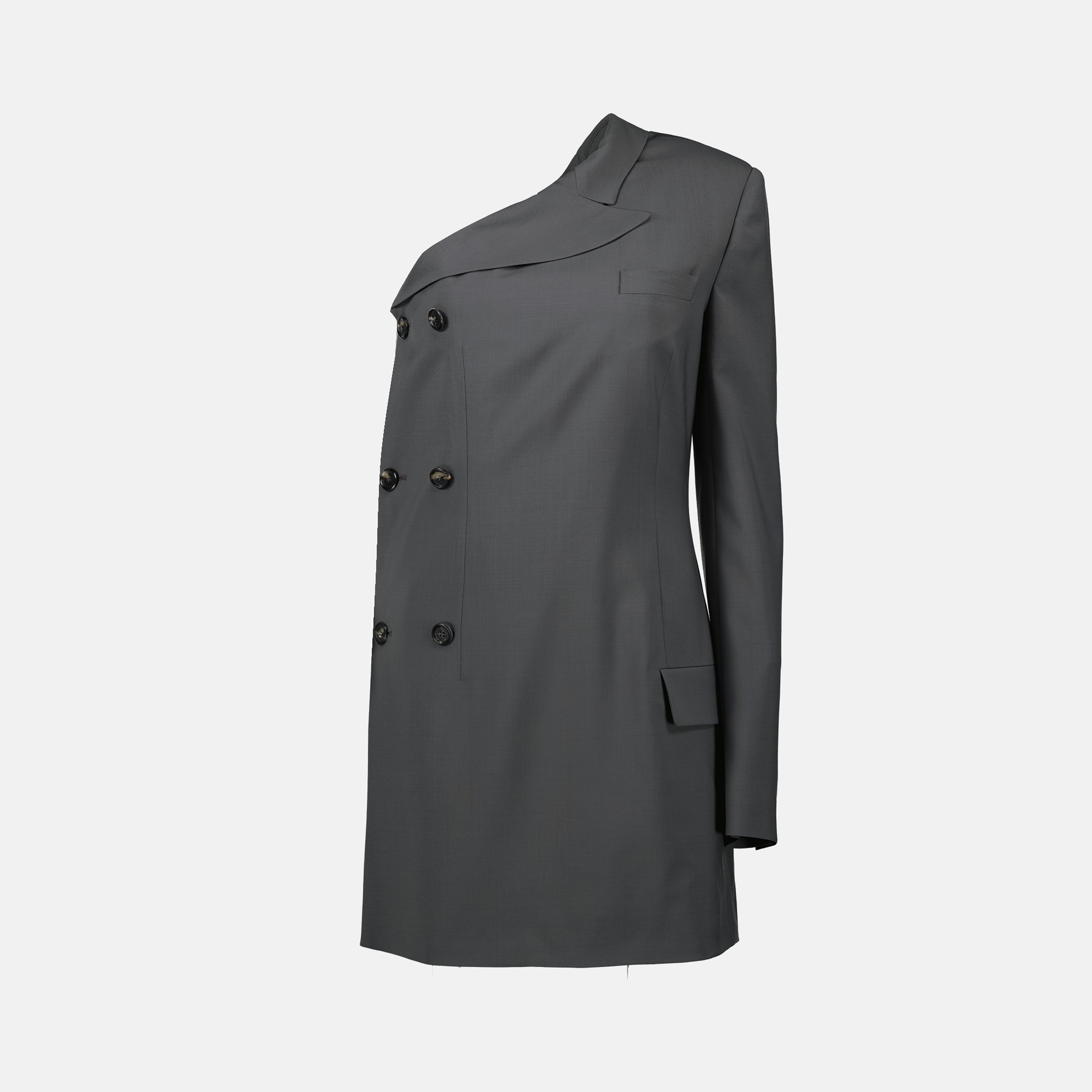 Asymmetrical Blazer Dress