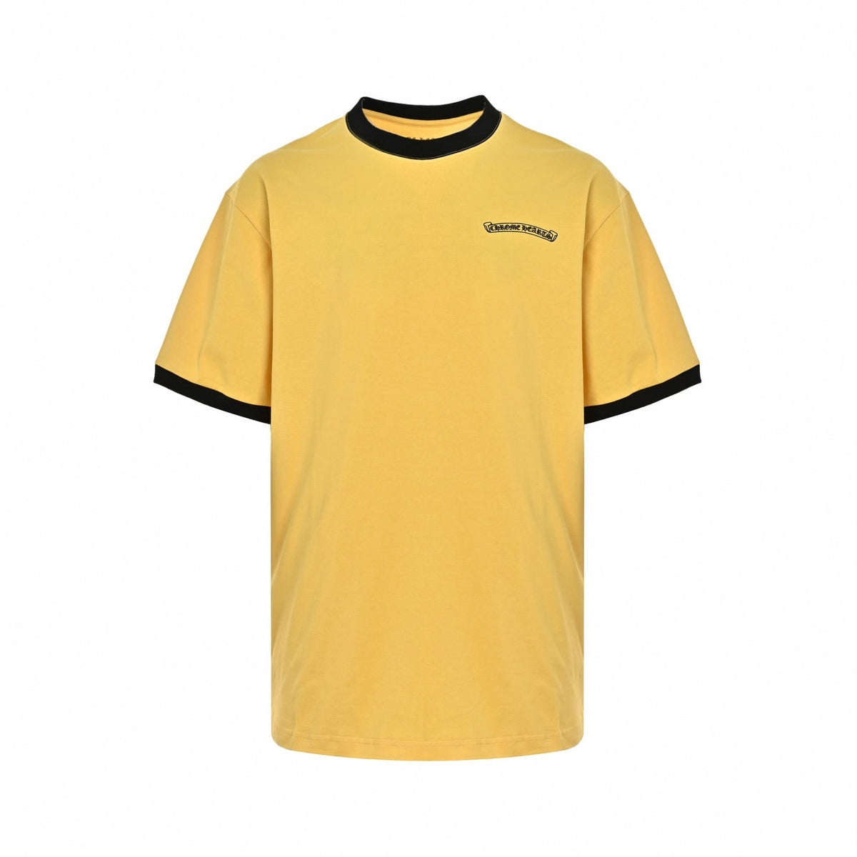 Horseshoe Logo Ringer T-Shirt | Yellow & Black