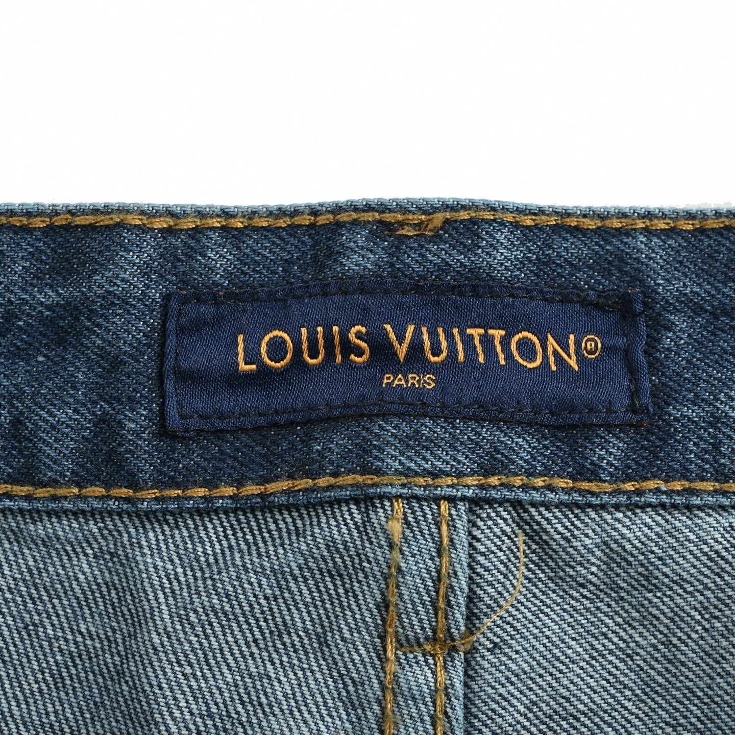 Monogram Gradient Denim Jeans | Vintage Blue