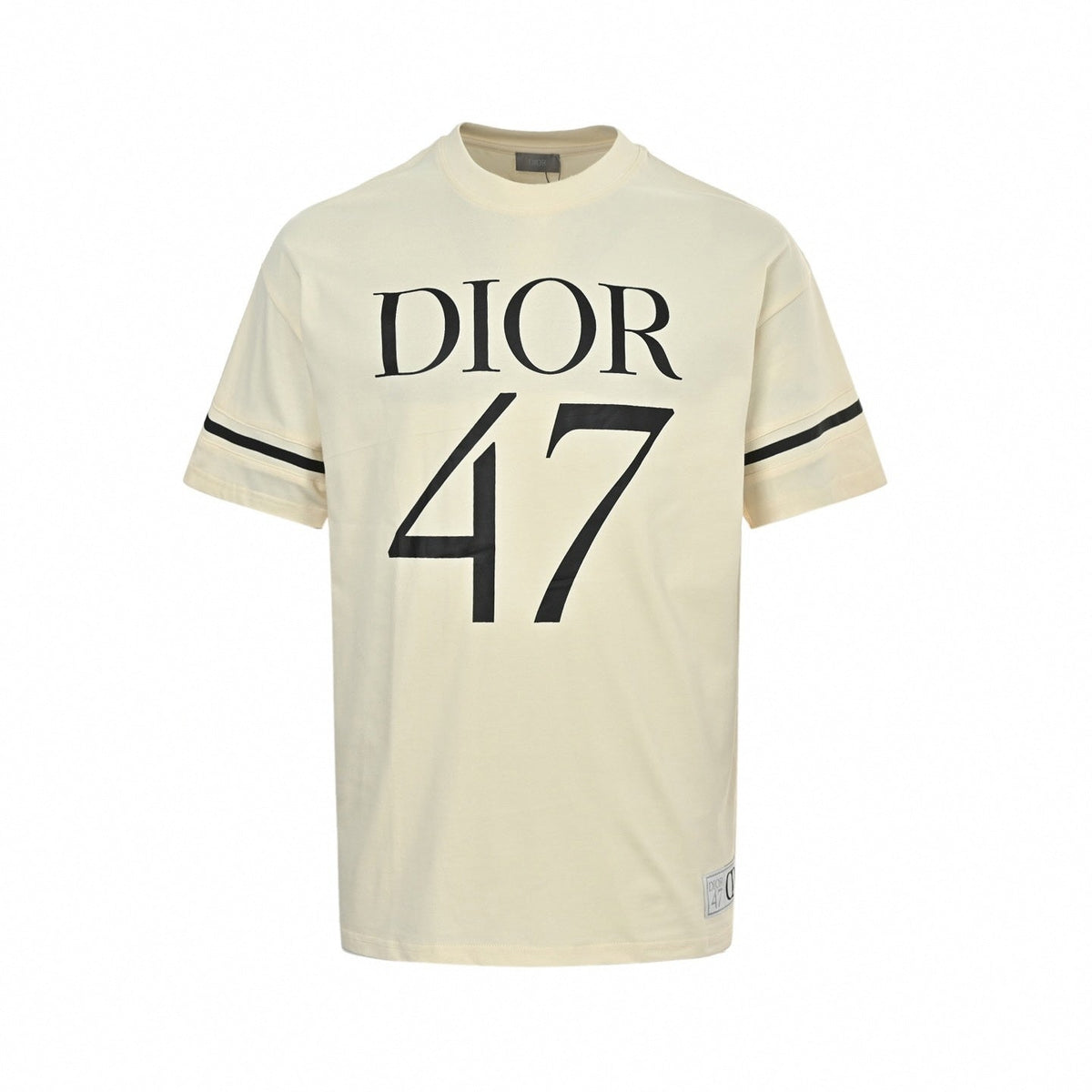 47 Varsity Stripe T-Shirt - Cream