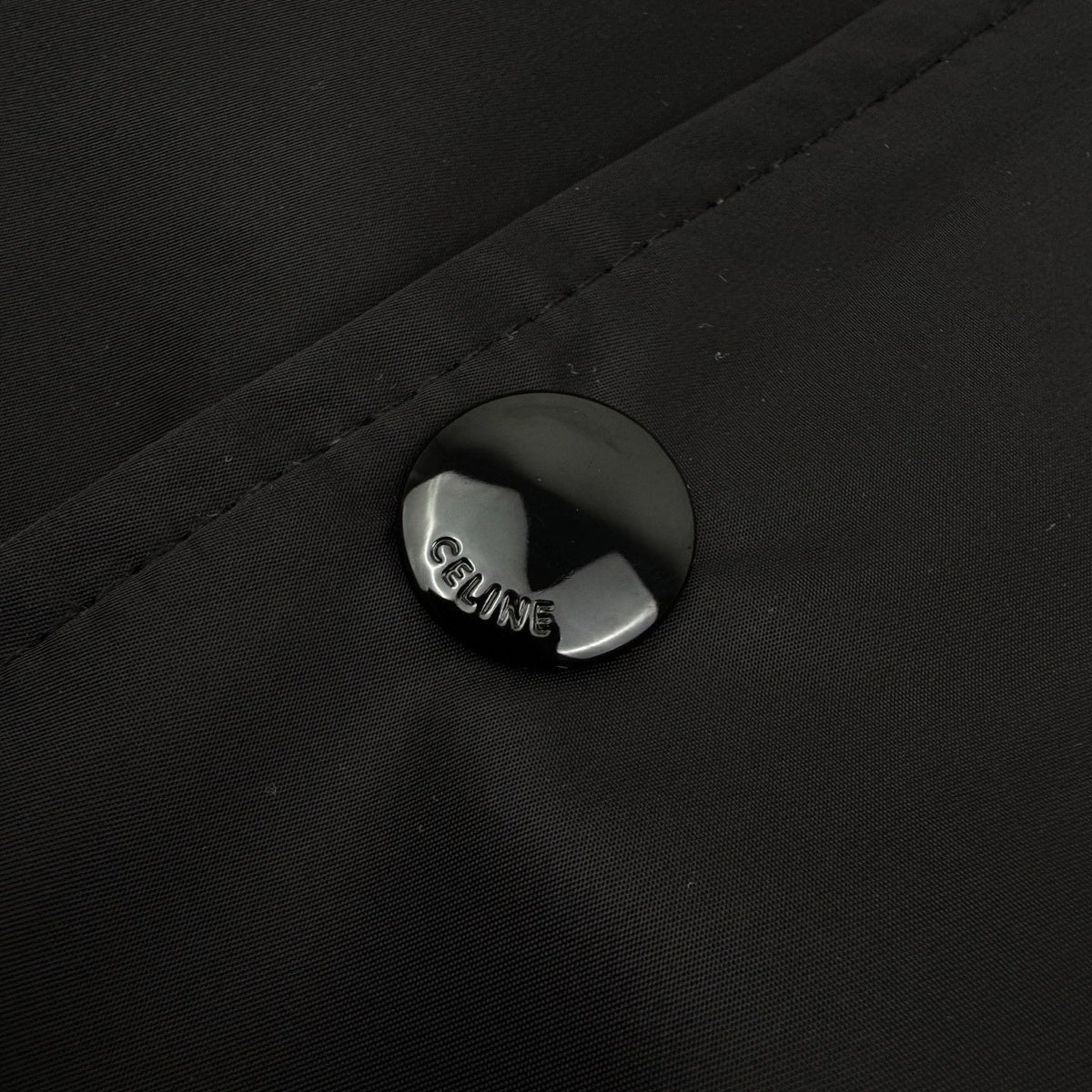 Triomphe Logo Striped Satin Jacket | Black