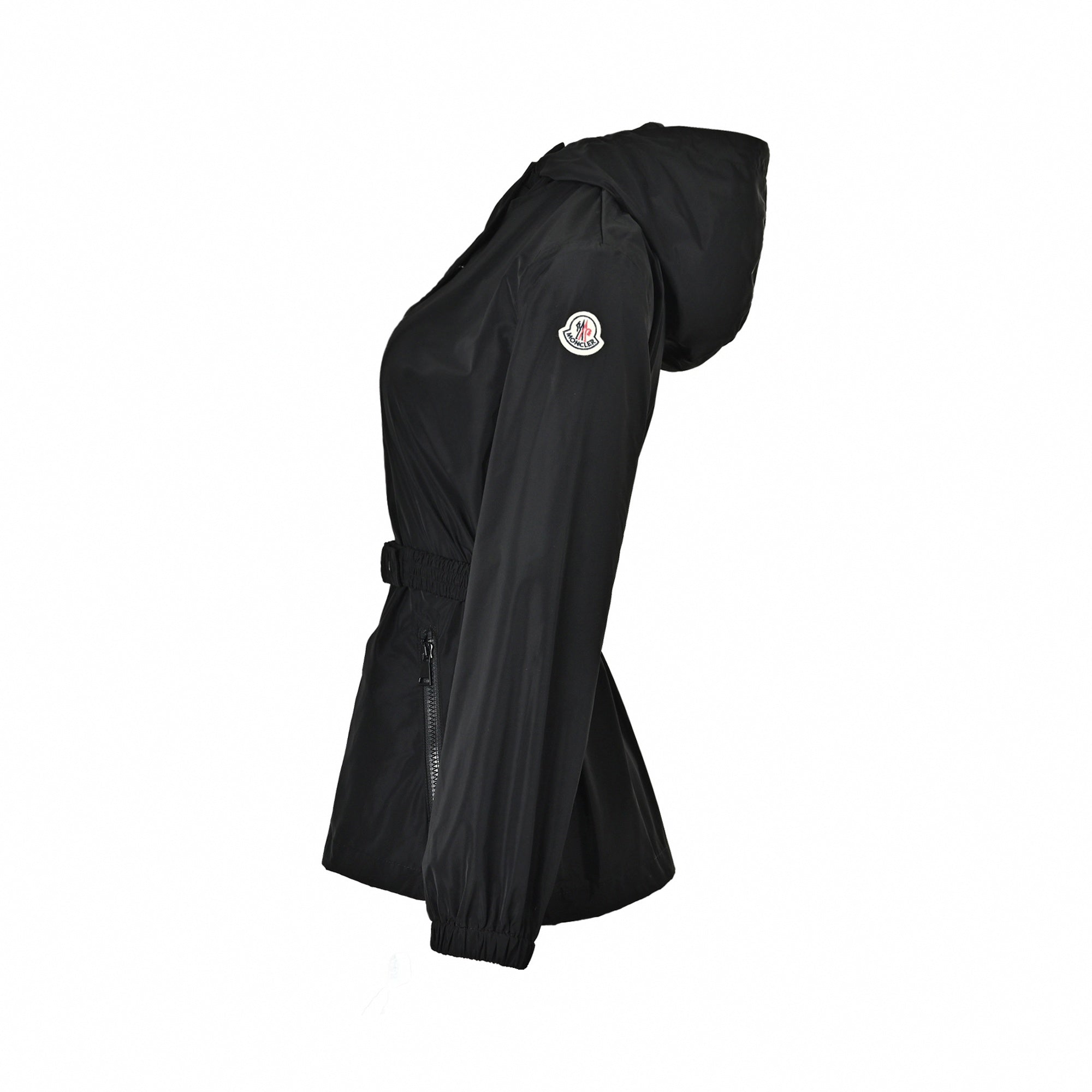 Belted Hooded Windbreaker