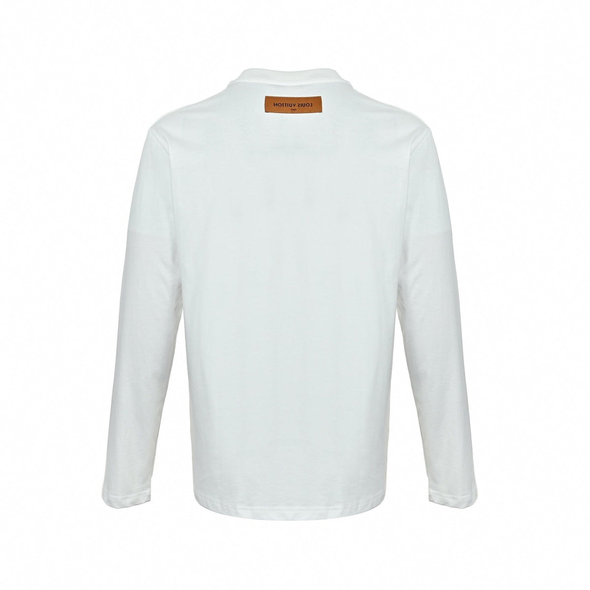 Embossed Logo Long-Sleeve T-Shirt - White