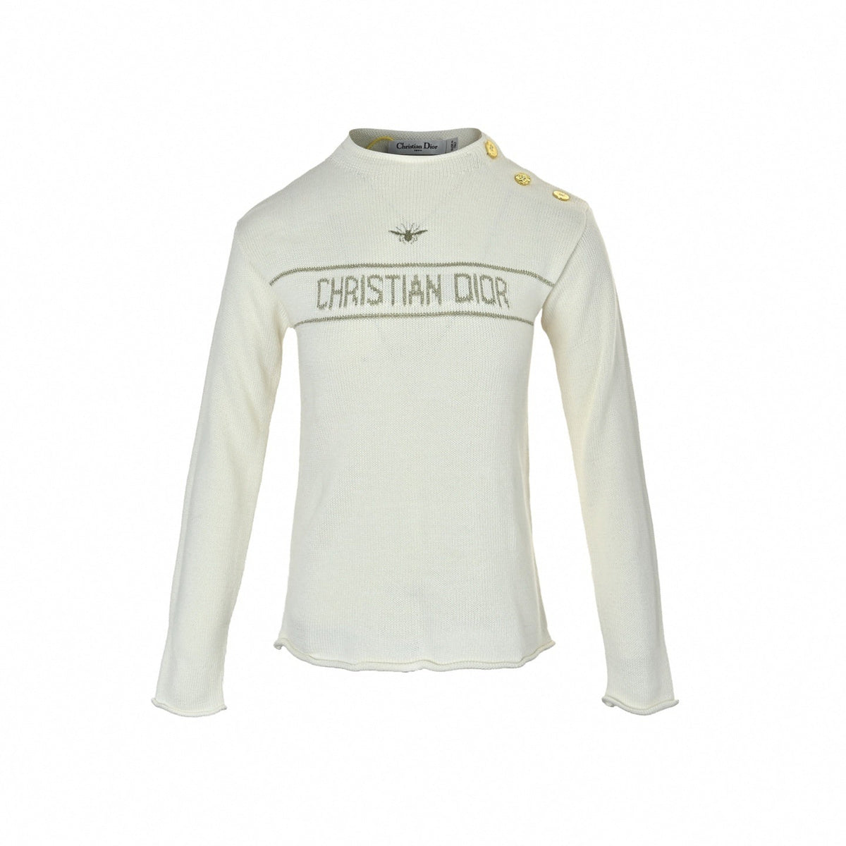 Signature Bee & Logo Knit Sweater