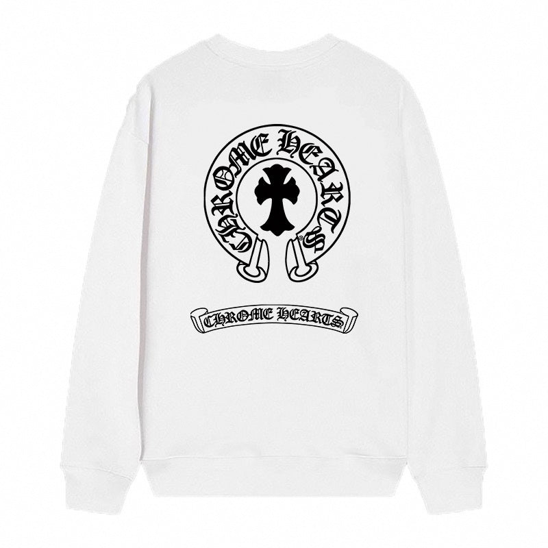 Horseshoe Cross Logo Crewneck Sweatshirt