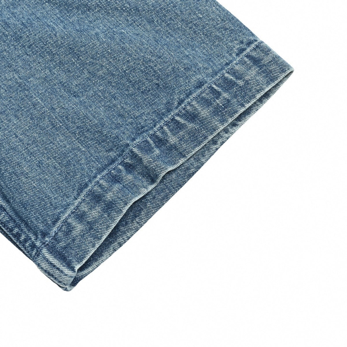 Monogram Denim Short-Sleeved Shirt