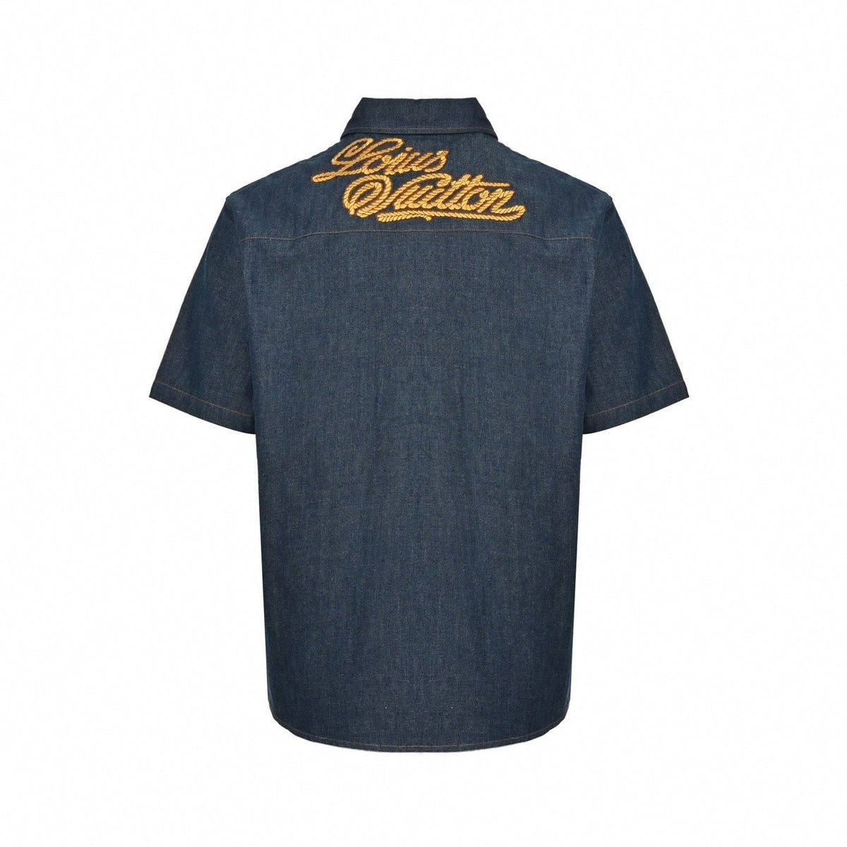 Embroidered Denim Shirt