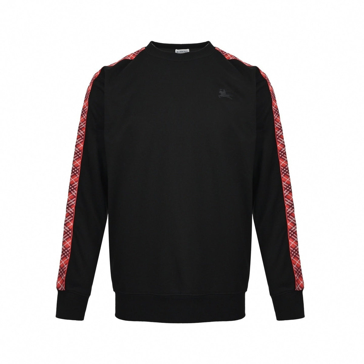 Check-Stripe Cotton Tracksuit