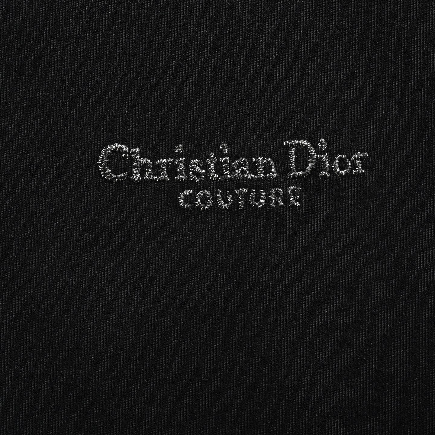 Couture Logo T-Shirt - Black