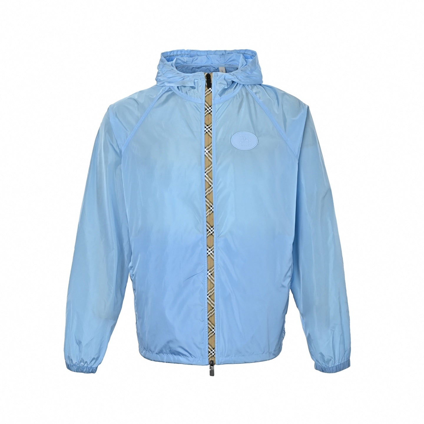 Vintage Check Trim Windbreaker | Light Blue