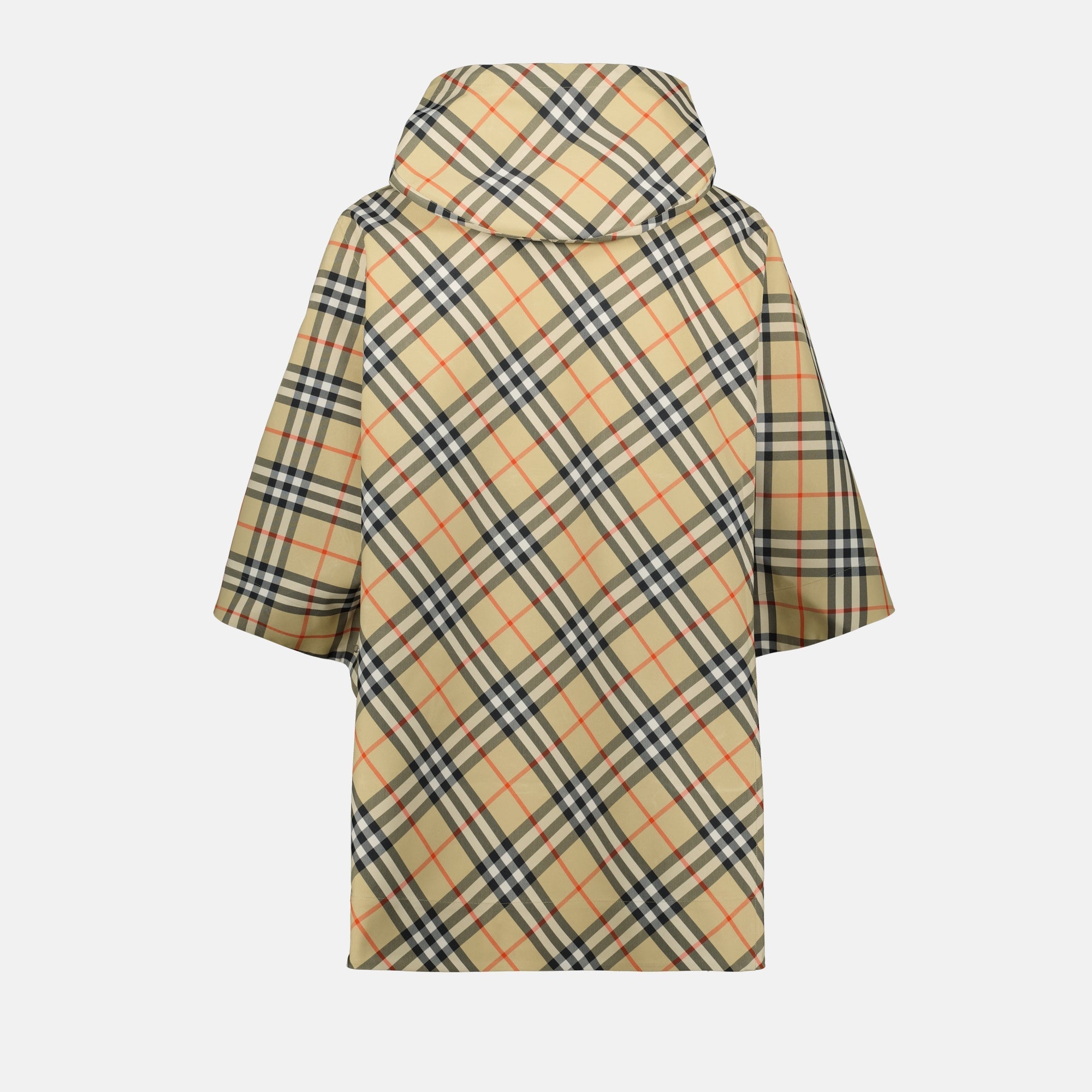 Check Plaid Cape