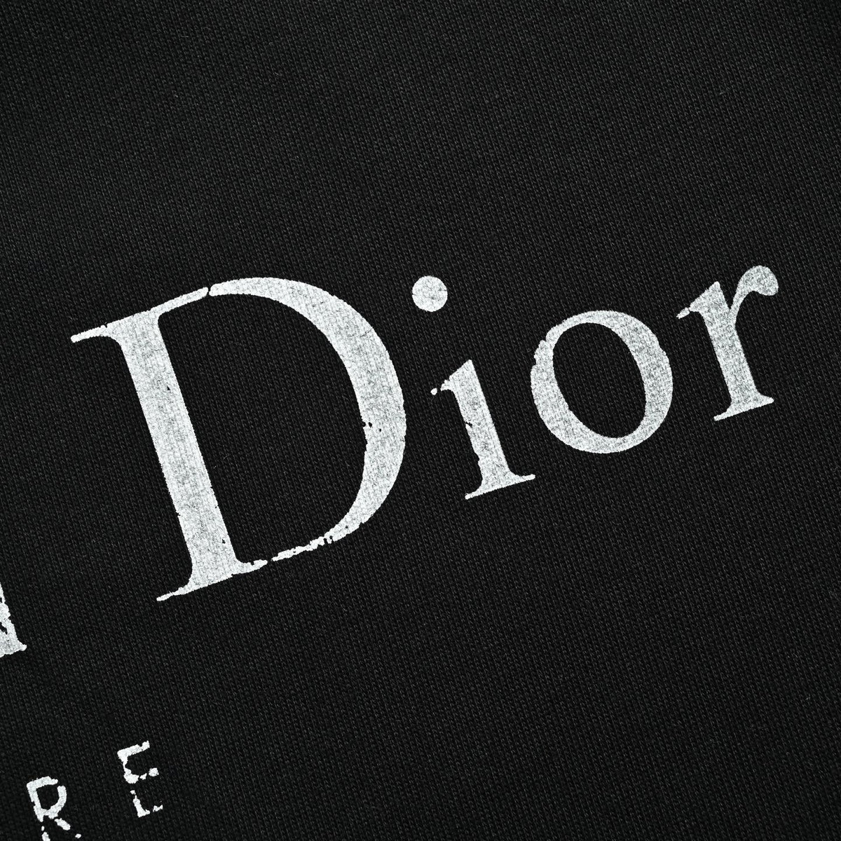 Couture Double side Logo T-Shirt - Black Distressed