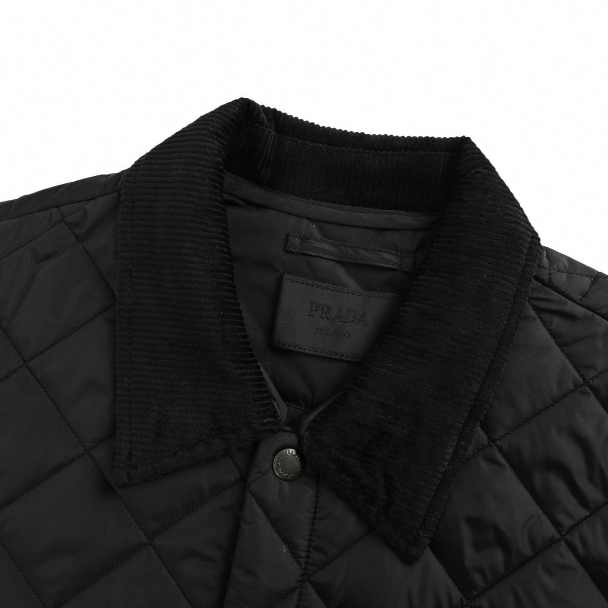 Re-Nylon Quilted Jacket | Black