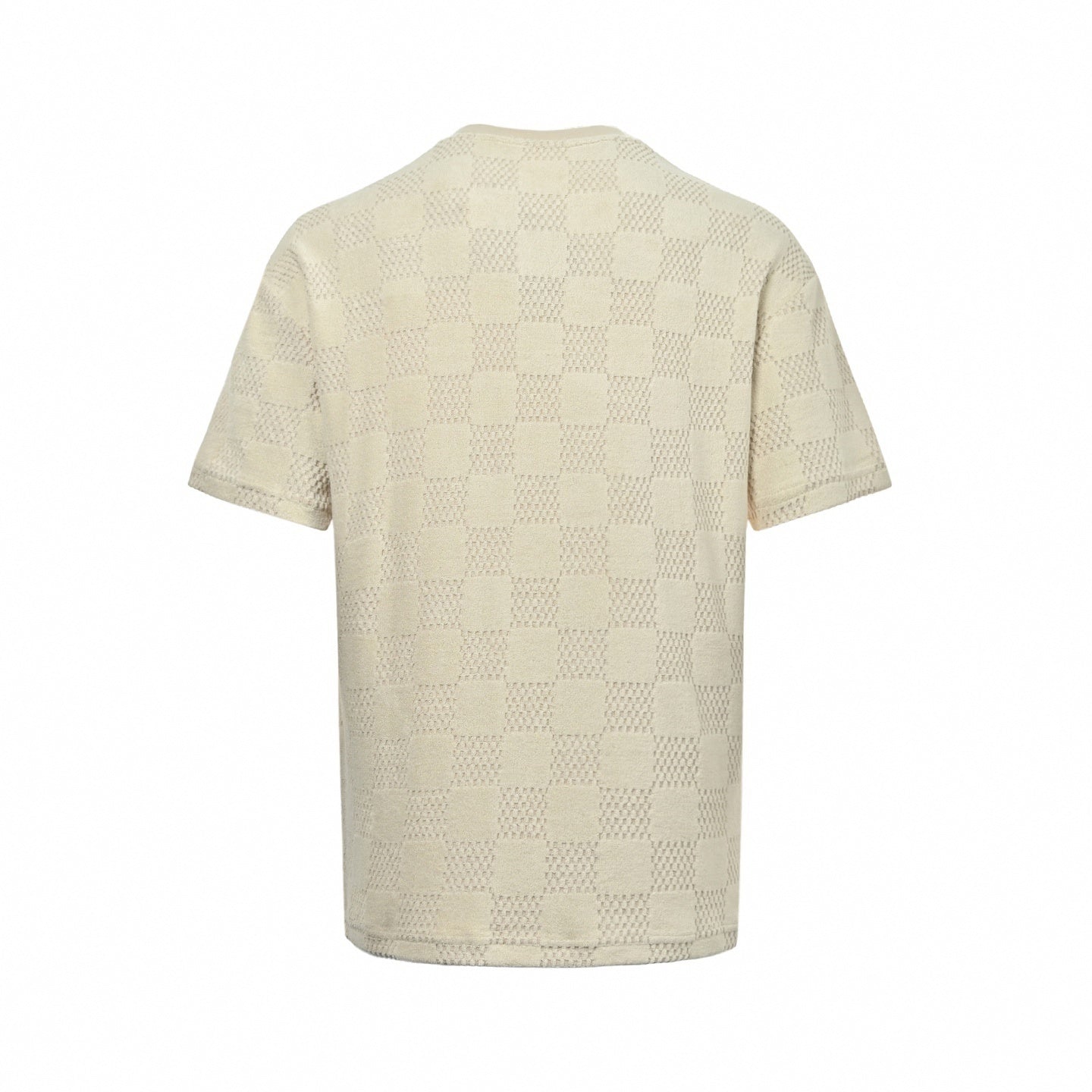 Damier Cotton Toweling Set | Beige