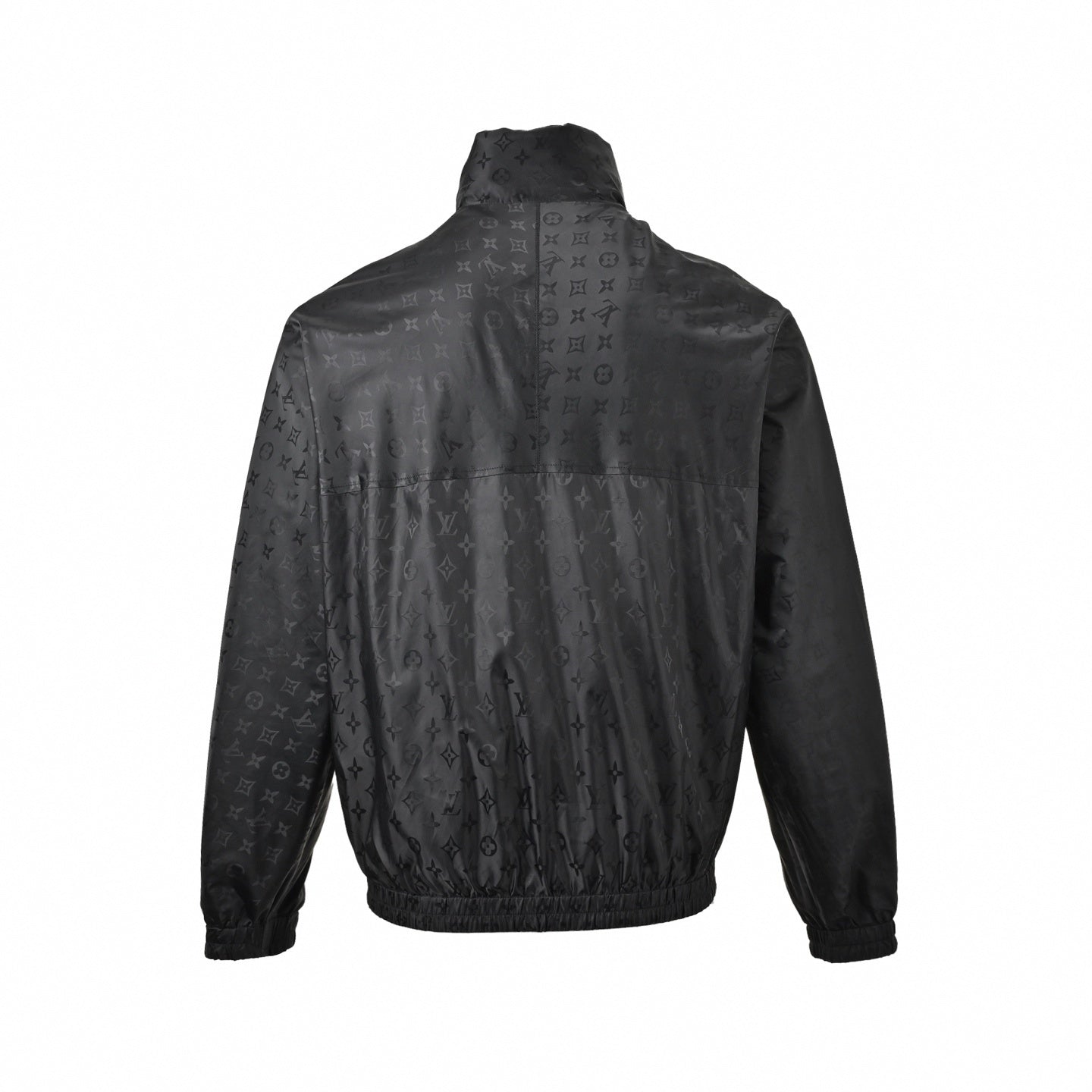 Reversible Tonal Monogram Jacket | Black & Olive Green