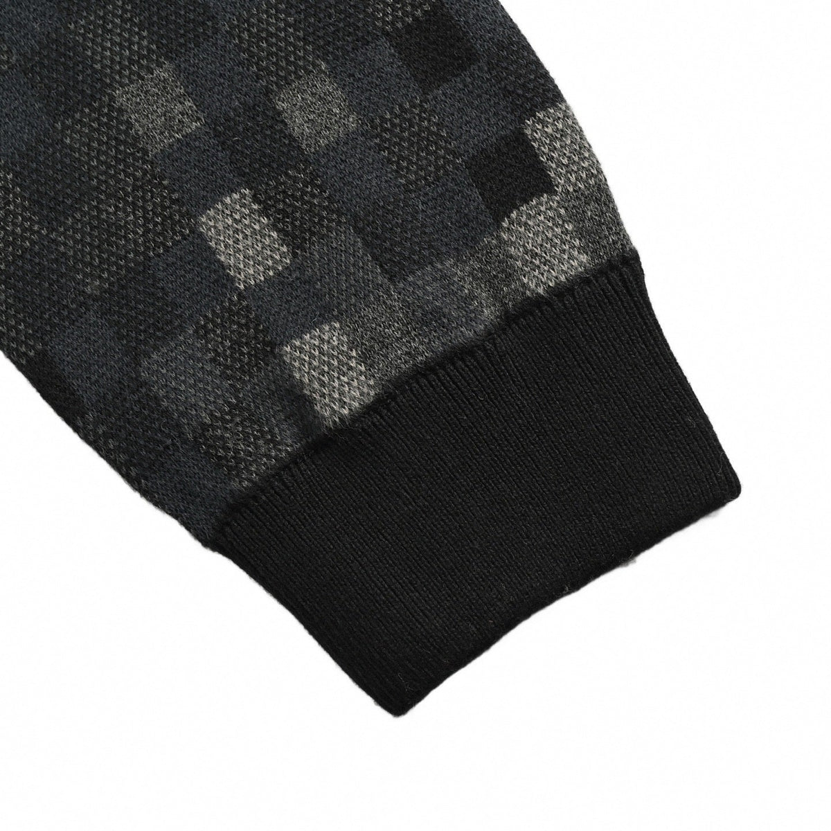 Pixelated Damier Gradient Crewneck