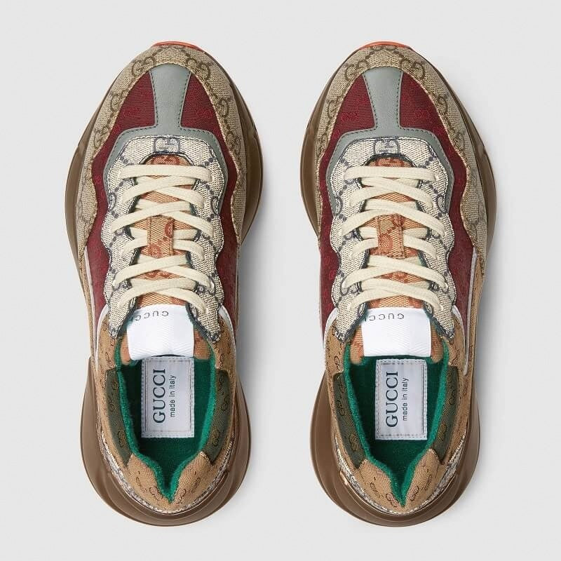 Rhyton Multi-Color GG Canvas Sneakers