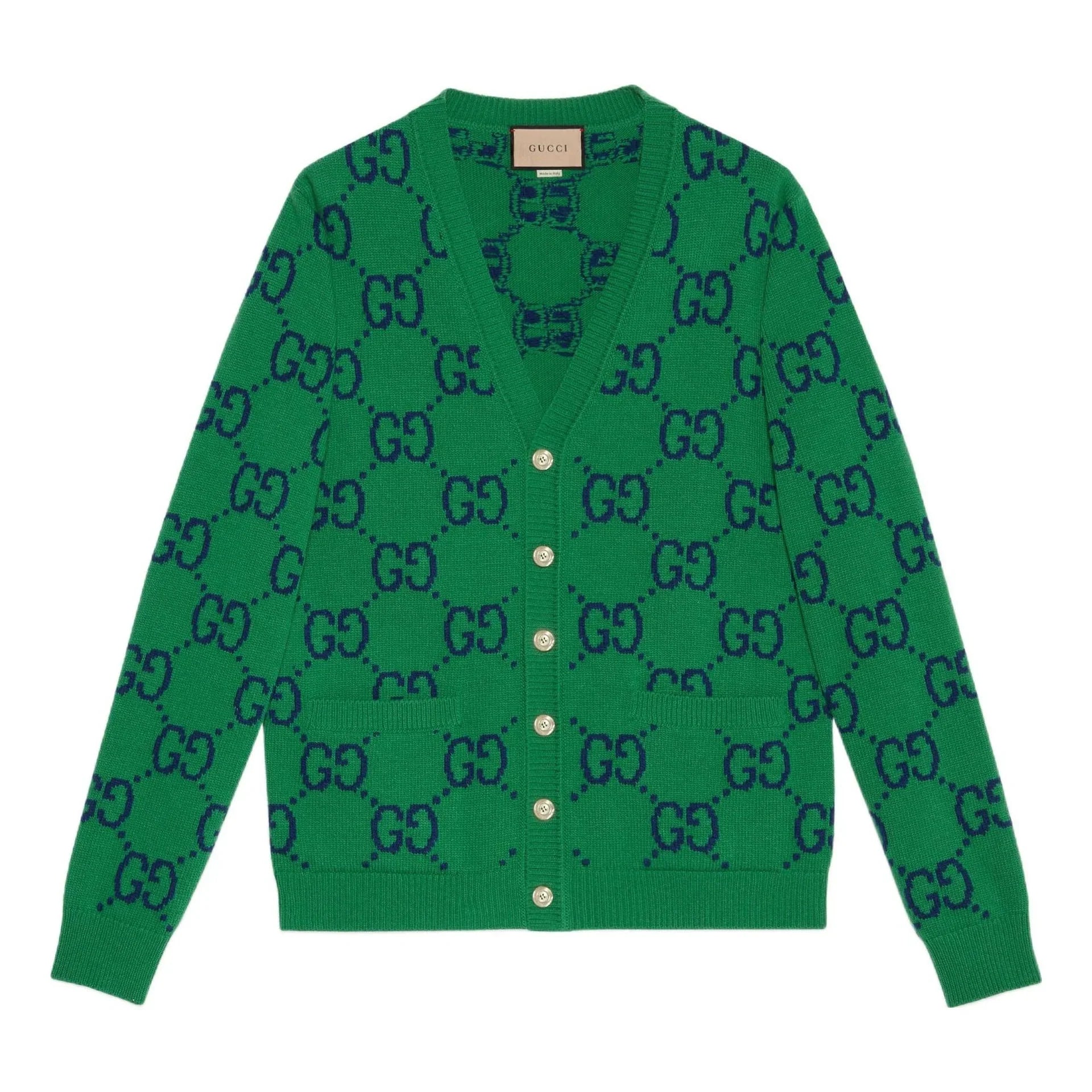 GG Jacquard Knit Cardigan