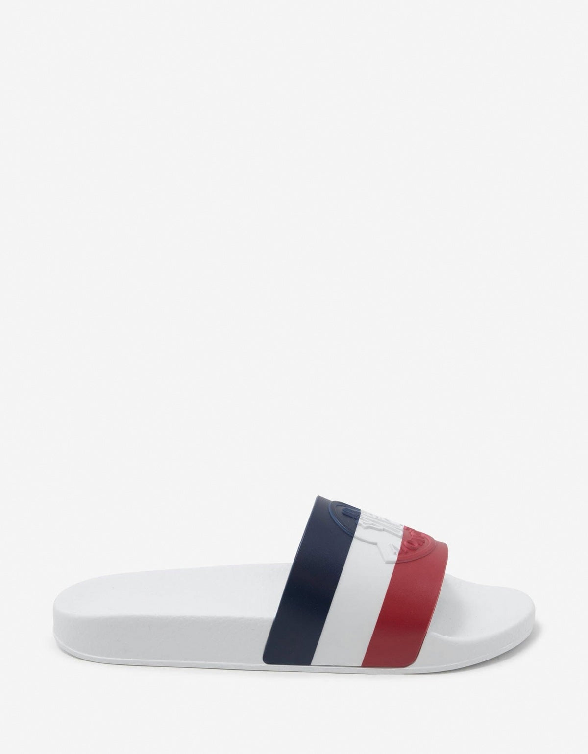 'Basile' Tricolor Rubber Slides