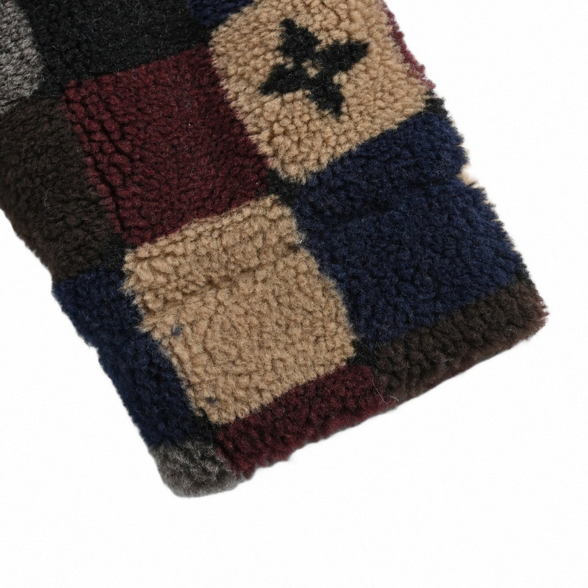 Damier Fleece Zip Jacket | Multicolor