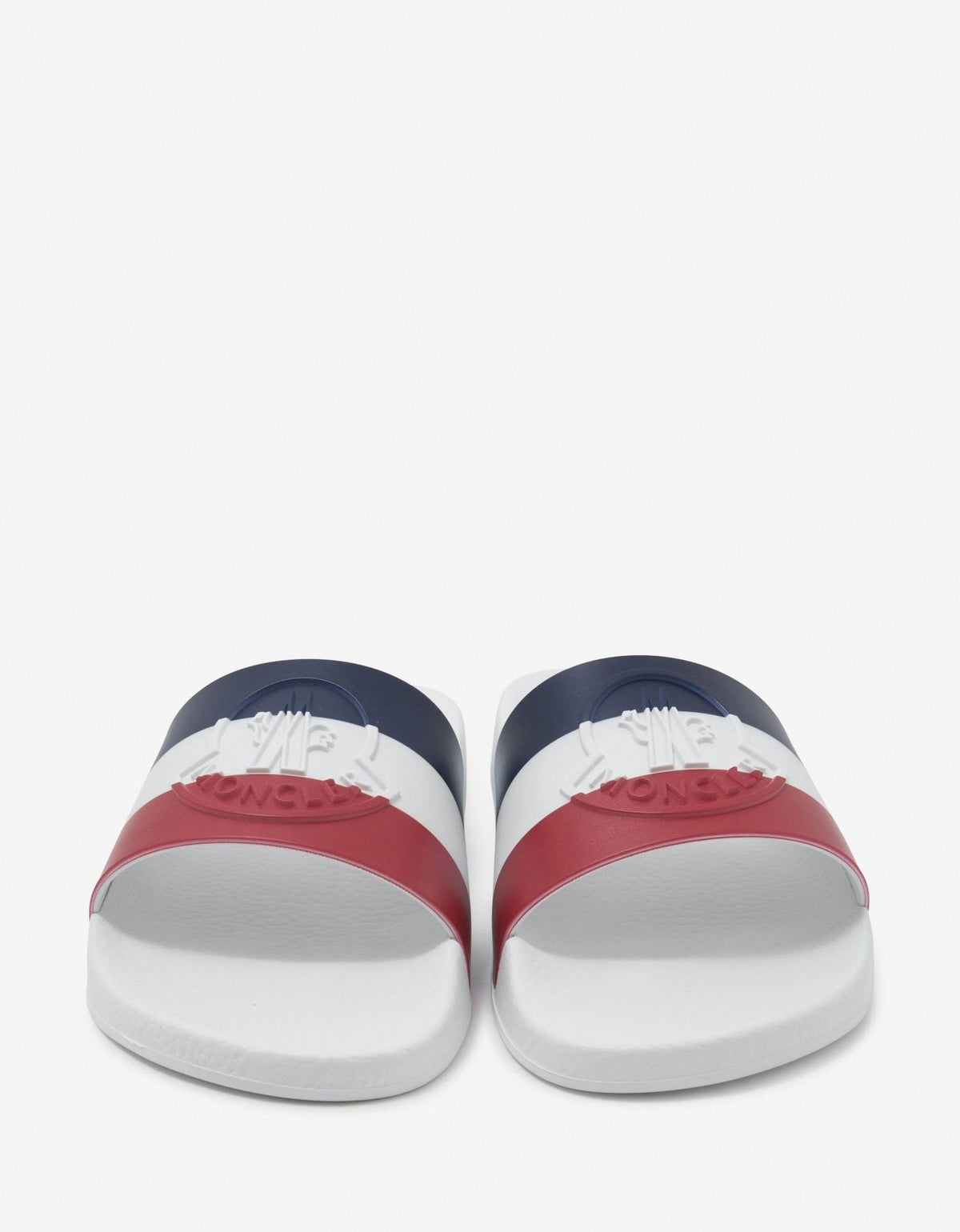 'Basile' Tricolor Rubber Slides