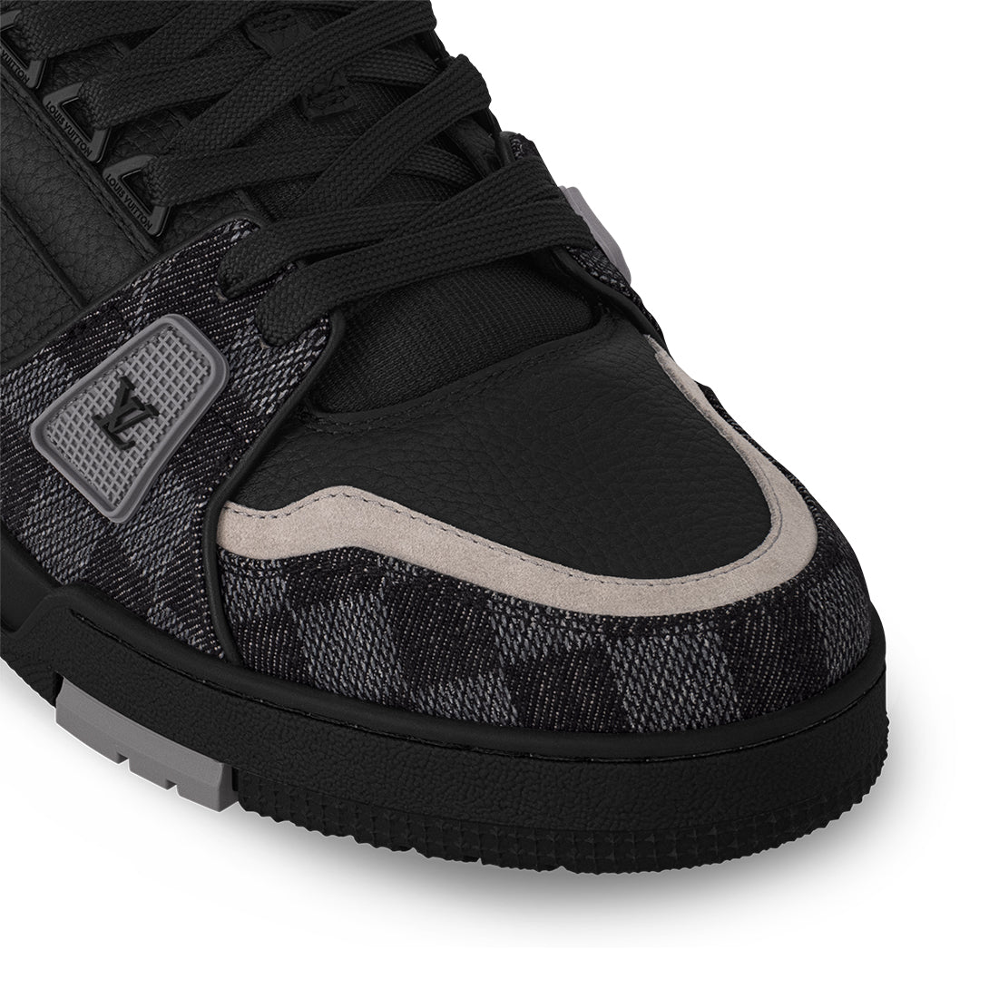 LV Trainer Sneaker | Black & Grey Damier